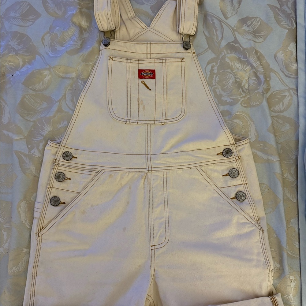 Dickies Cream Workwear Overalls